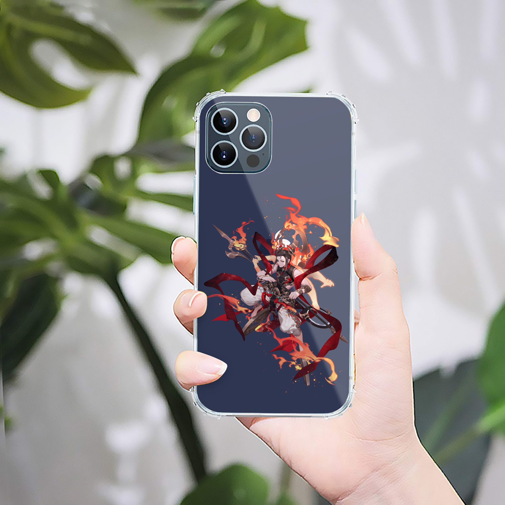 （画像用） Ne Zha 2 ナタ 魔童の大暴れ 【iPhone 12シリーズ対応】透明スマホケース（クリアソフトケース）
